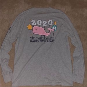 Vineyard Vines 2020 Long Sleeve Grey Tee